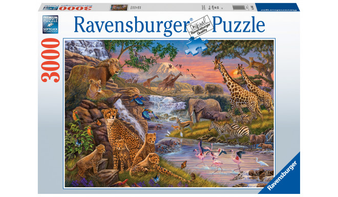 Ravensburger pusle 3000 tk Loomade kuningas