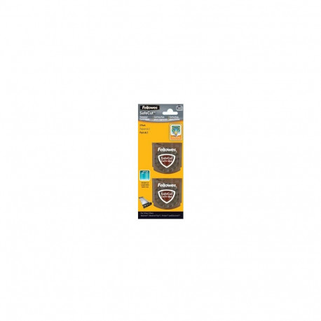 Trimmer spare blades FELLOWES with a straight edge 2 pcs in a pack