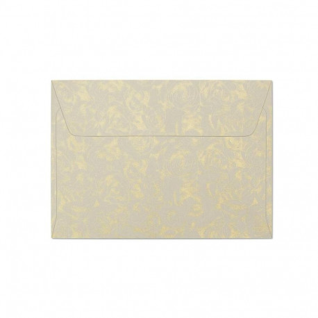 Ümbrik kreem roos C6 - 10tk, liimiribaga