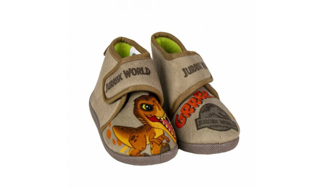 House Slippers Jurassic Park Brown - 24