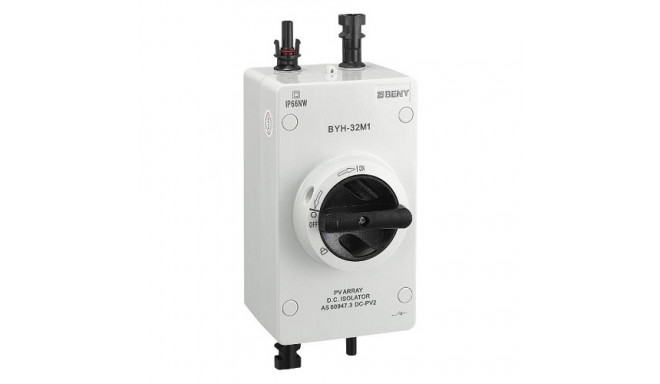 DC Isolator Switch - 2P, 32A, 1000VDC, MC4, IP66