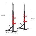 HMS STR25 adjustable barbell stands