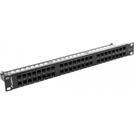 Lanberg Patch Panel 48 porti 1U 19" cat.6 UTP must