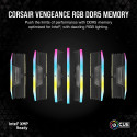 Corsair 32 GB DDR5-6400 Kit, memory (black, CMH32GX5M2B6400C36, Vengeance RGB)