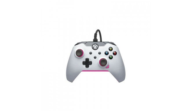 PDP Wired Controller - Fuse White, Gamepad (white/purple, for Xbox Series X|S, Xbox One, PC)