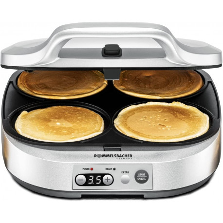 Rommelsbacher Pancake Maker PC1800 Pam, pancake maker (silver)