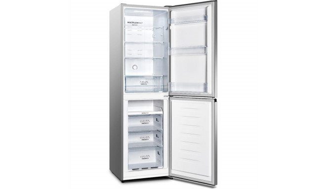 gorenje NRK418ECS4, fridge freezer combination (grey)