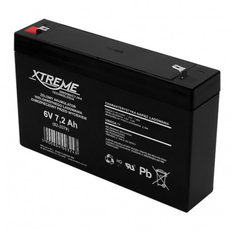 Blow Gel battery 6V 7.2Ah XTREME