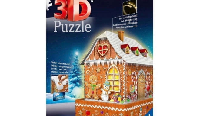Ravensburger 3D-puzzle Buildings at Night Gingerbread House 216pcs