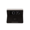 Alarm Clock with Wireless Charger KSIX Qi Black