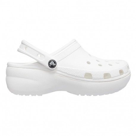 Crocs naiste sandaalid Classic Platform 206750 100 37-38, valge