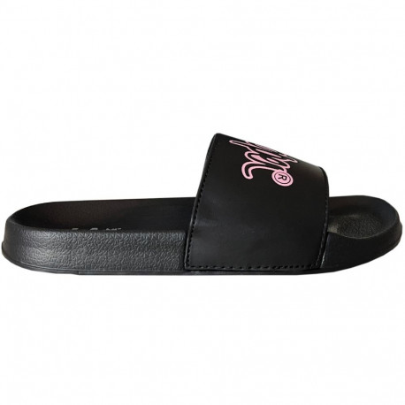 Klapki damskie Lee Cooper czarno-różowe LCW-24-42-2482LA 41