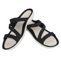 Klapki damskie Crocs Swiftwater Sandal W czarno-białe 203998 066 39-40