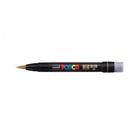 Marker UNI Posca PCF-350 kuld, pintselotsaga, 1-10mm