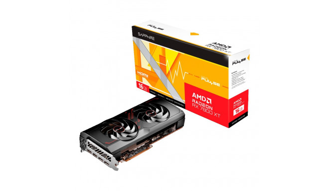 Sapphire videokaart Pulse AMD Radeon RX 7800 XT Gaming 16GB GDDR6 DUAL HDMI / DUAL DP