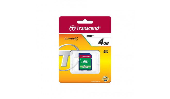 TRANSCEND 4GB SDHC Card Class 4