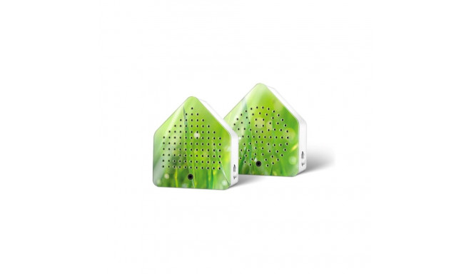 Zirpybox sounding box - nest 2 pcs. (Green leaf color)