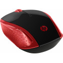 HP mouse 200, red