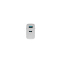 USB CHARGER NATEC RIBERA GAN 1X USB-A + 1X USB-C 45W WHITE