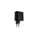 USB CHARGER NATEC RIBERA GAN 1X USB-A + 1X USB-C 65W BLACK