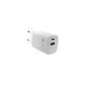 USB CHARGER NATEC RIBERA GAN 1X USB-A + 1X USB-C 30W WHITE