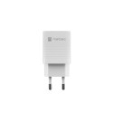 USB CHARGER NATEC RIBERA GAN 1X USB-A + 1X USB-C 30W WHITE
