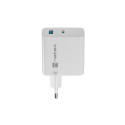 USB CHARGER NATEC RIBERA GAN 1X USB-A + 1X USB-C 65W WHITE