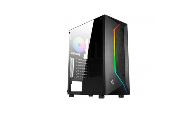 MSI MAG VAMPIRIC 100R 'V100R' Mid Tower Gaming Computer Case 'Black, 1x 120mm ARGB PWM Fan, 1x 120mm