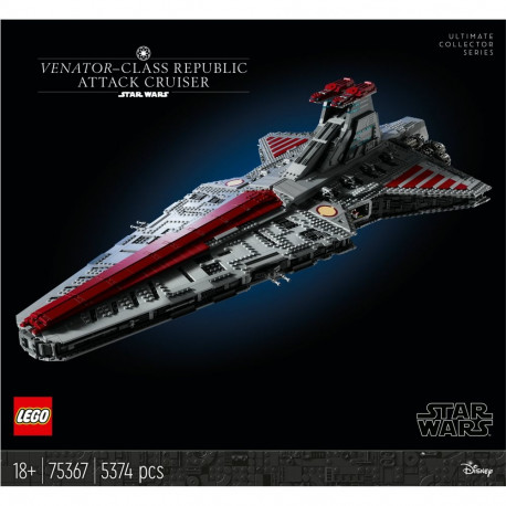 "LEGO Star Wars Republikanischer Angriffskreuzer der Venator-Klasse 75367"