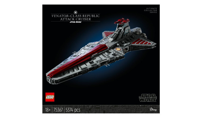 "LEGO Star Wars Republikanischer Angriffskreuzer der Venator-Klasse 75367"