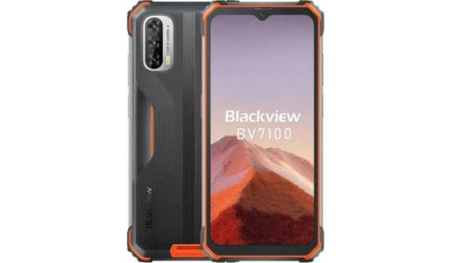 Blackview BV7100 6/128GB smartphone Black and orange (BV7100-OE/BV)