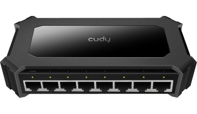 Cudy GS108D võrgulüliti Gigabit Ethernet (10/100/1000) Must