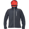 Cerva Knoxfield softshell jakk must oranž 2XL