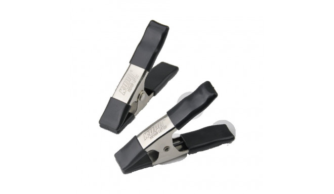 Kupo KCP-354-BK 4in Steel Spring A Clamp - Black (Set of 2)