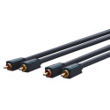 ClickTronic HQ OFC cable 2x CINCH - 2x CINCH RCA, M/M, 10m