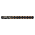 ATEN 16-port KVM USB+PS/2, OSD, rack 19" CS-1716A