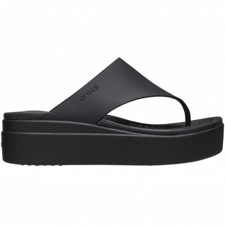 Klapki damskie Crocs Brooklyn Flip czarne 208727 001 42-43