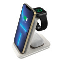 CANYON WS-304, Foldable 3in1 Wireless charger, with touch button for Running water light, Input 9V/2