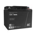 GREEN CELL Battery AGM 12V 40 Ah