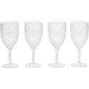 Cambridge CM07655EU7 Fete Diamond 4pcs wine glass set clear