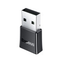 Baseus HUB BA07 Bluetooth USB Adapter BT 5.3, with LED indicator, 20m range, Black (ZJBA010001)