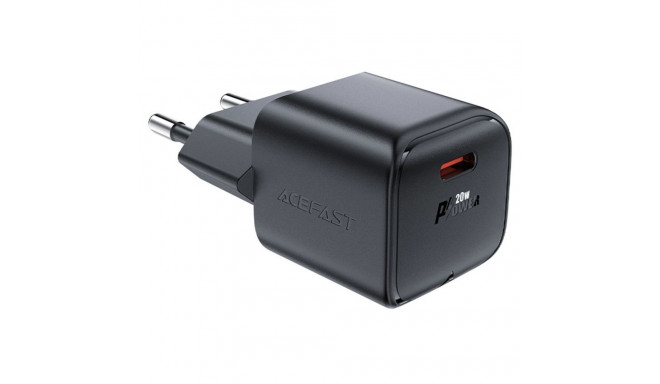 Acefast A73 Mini PD 20W GaN USB-C wall charger - black