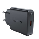 Acefast A65 PD 20W GaN USB-C nástěnná nabíječka - černá