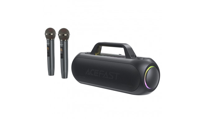 Acefast K1 Wireless Karaoke Speaker with 2 Microphones - Black