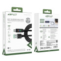 Acefast C7-04 USB-A USB-C 60W 1,2m kabel s displejem - černý