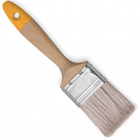 Pintsel 70mm, lapik, lehtpuust käepide