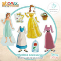 Figures Princesses Disney 45 Pieces 4 Units 9 x 20,5 x 1,2 cm