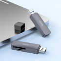 HOCO card reader USB A 2.0 HB45 metal gray