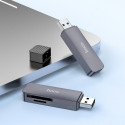 HOCO card reader USB A 2.0 HB45 metal gray