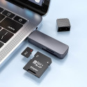 HOCO card reader USB A 2.0 HB45 metal gray